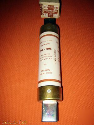 New gould shawmut OTS125 fuse ots-125 125 amp 600 volt