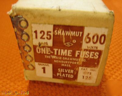 New gould shawmut OTS125 fuse ots-125 125 amp 600 volt