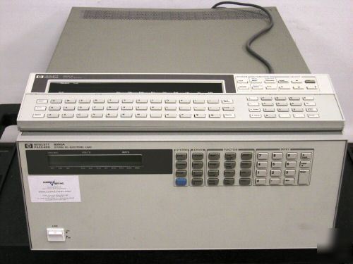 Agilent 6050A w/keyboard system dc electronic load