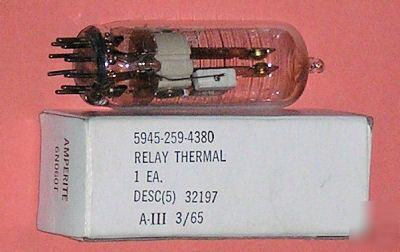 Amperite no thermal time delay relay 6N060T nos 