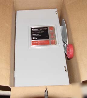 New cutler hammer safety switch disconnect DH362FGK 