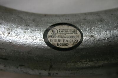 New rigid steel conduit 90 d. long elbow. .