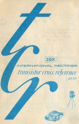 International rectifier transistor cross reference 1968