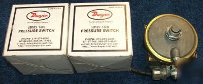 Lot of 3 dwyer pressure switch 1/8 npt 120-480 vac