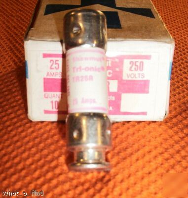 New gould shawmut tr-25-r tri-onic fuse TR25R nnb