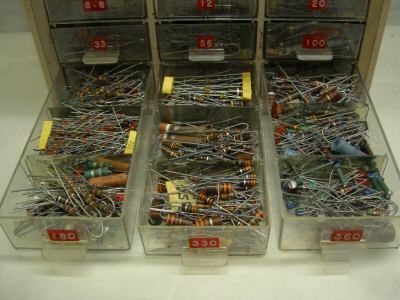 Resistors assorted lot .27 to 560 