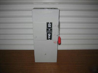 Ge general electric TH3363 disconnect switch 100 amp 7