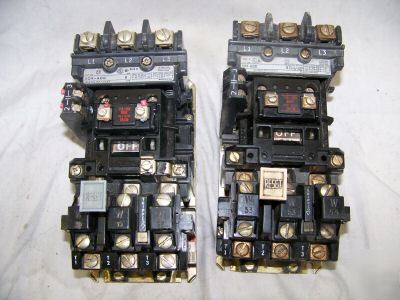 Lot allen bradley 509-aod size 0 motor starters