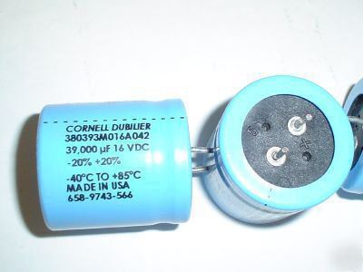 New 10 cde 16V 39000UF snap-in capacitors capacitor 