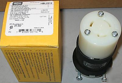 Box of 16 hubbell HBL2313 nema L5-20R 20 amp #8739-4