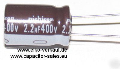 Capacitor 400V 2.2UF 10MM low-esr mainboard repair