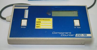 Cc-15 universal compenent counter w/ re-reeler