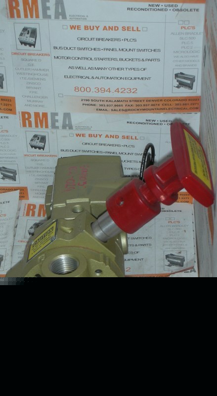 Ross solenoid relief lockout valve 110/220VAC 2773A4082