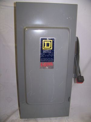  square d 100 amp safety switch disconnect 240V H323N