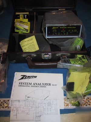 Vintage zenith system analyzer