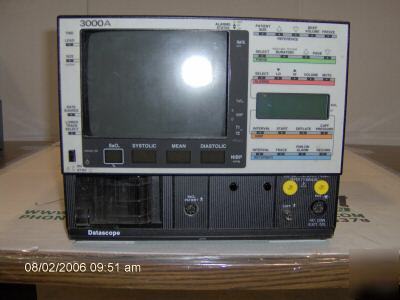 Datascope 3000A/ecg/T1/T2 monitor