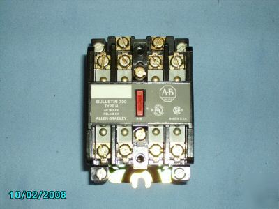 Ab allen bradley control relay 700-N400A1 ser. c