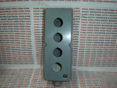 Cutler hammer 4 device pushbutton enclosure 10250TN14 