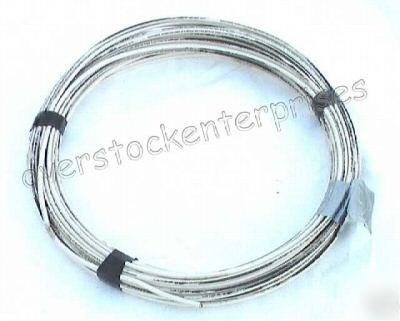 New 100' of awg #8 white stranded copper wire - brand 