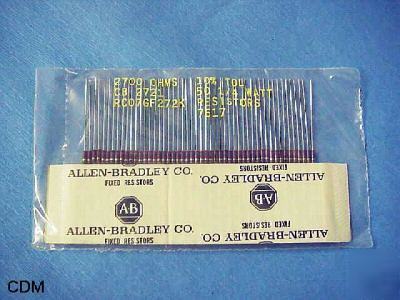 Resistor, allen bradley RC07GF272K 1/4W 2700OHMS 10%