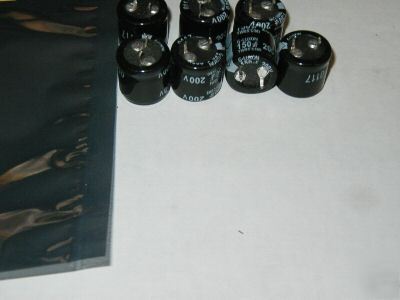 Luxon 200 volt capacitors lot of 40