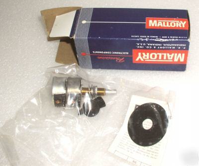 Mallory audio t potentiometer resistor 500 ohm 10W rare