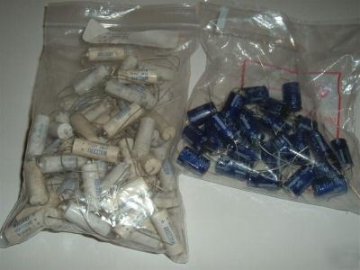 Mallory capacitors mixed lot 60MFD 50V 160V 47UF 5D4A