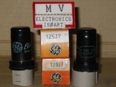 2 tubes 12SJ7 12SJ7GT ge nos - valvole rÃ¶hren 