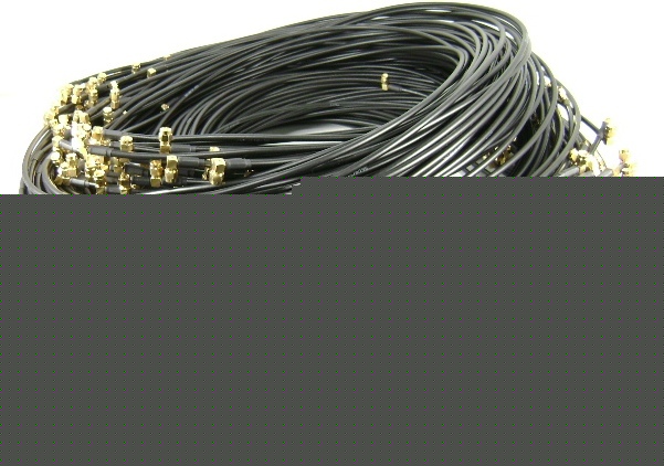 20 lbs of rf cables with sma connectors at each end