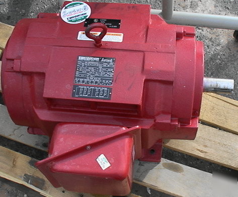 40 horse power electric motor fire pump rated 3500 rpm