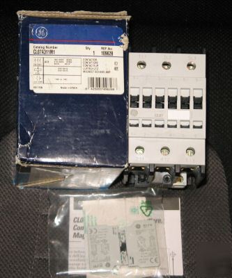 New ge CLO7A311M1 40HP 3PH 480V contactor 24V coil 