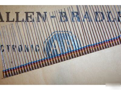 10 allen bradley carbon comp. resistors 4.7M 5% *1/4W