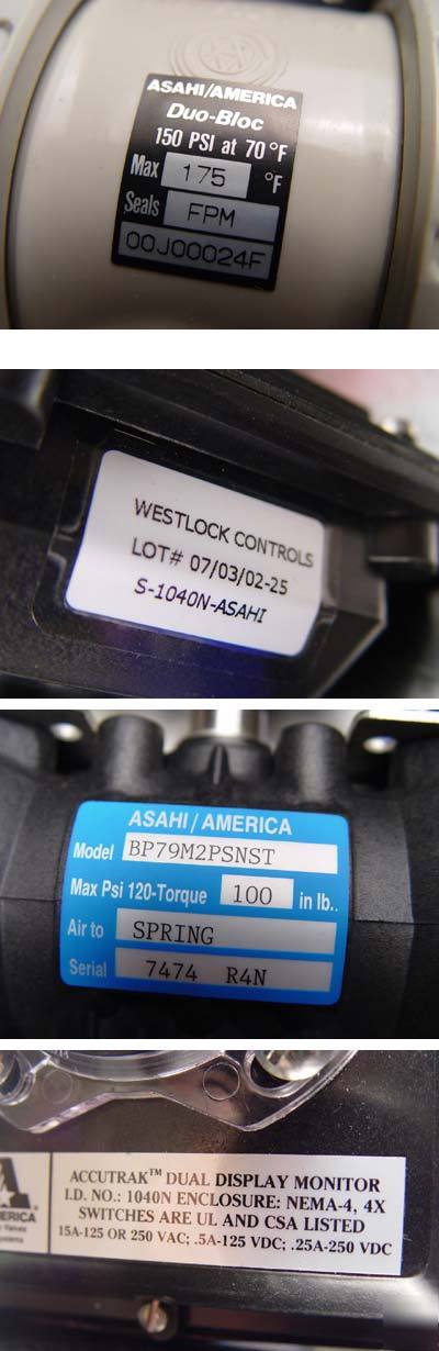 Ashi/america duo bloc giant ball valve 1