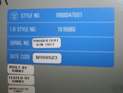 Ingersoll-rand microcontroller 9966D47G01 (312)