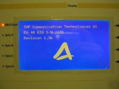 Shf communications EA40GIG error analyzer OC768/fec