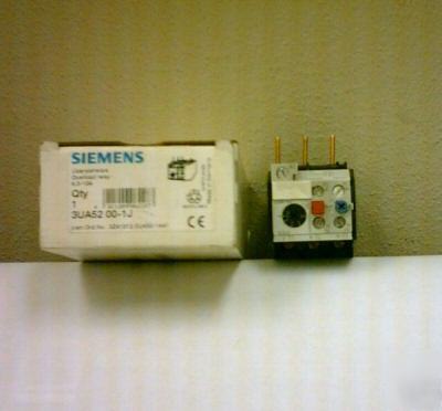 Siemens overload relay #3UA52 00-1J 