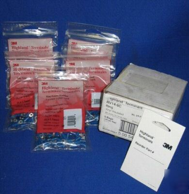 5 bags highland ring tongue terminals vinyl insulated