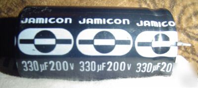 Jamicon mlw 200V 330UF capacitor 6PCS