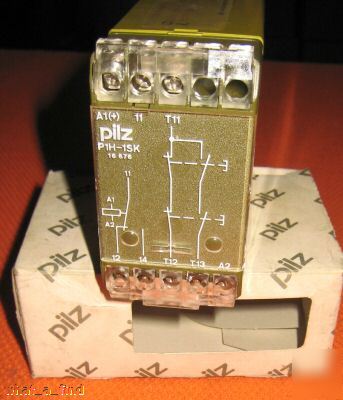 New pilz P1H-1SK 1U ac or dc relay timer P1H-1SK1U 