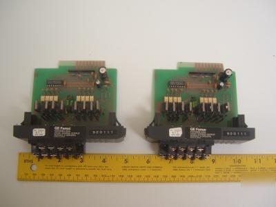 Lot of 2 ge fanuc ouput module 8 point IC610MDL155A
