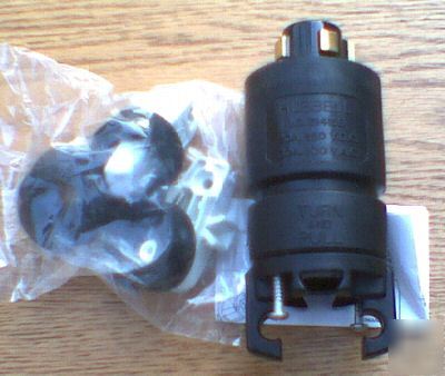 New hubbellock HBL21415B plug 20/30 amp 250/600 volt