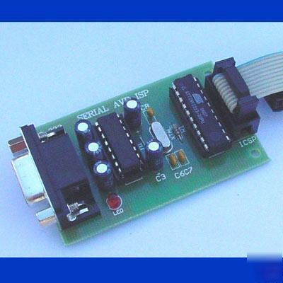 Serial atmel isp programmer works with avr studio 4