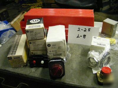 6 allen bradley mixed lot 800H/800T/800S/800MR