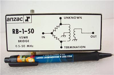 Anzac RB1-50 coaxial vswr bridge