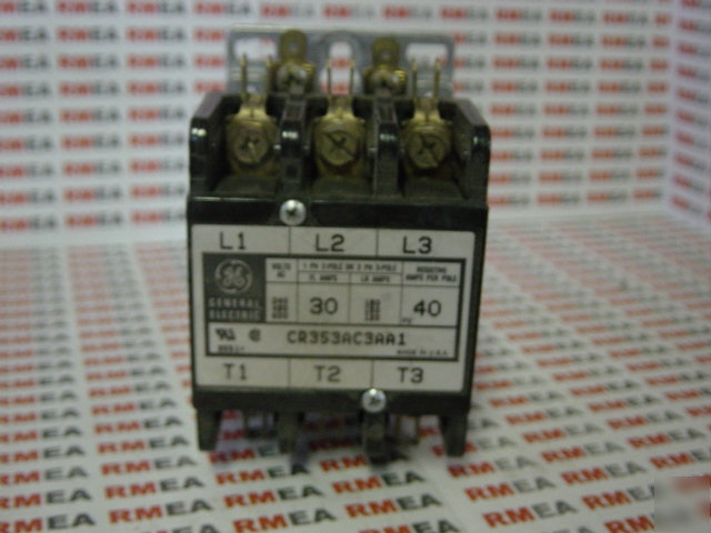 General electric contactor CR353AC3AA1 3 pole ge