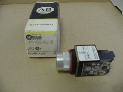 New allen bradley 800MR-A2AS push button switch black >