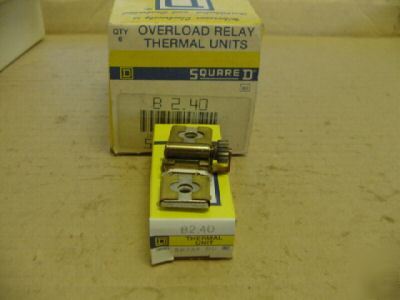 New square d 58734 du B2.40 overload relays qty (6) >