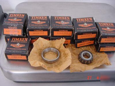 Timken ,bowers,delco lot of tapered bearing & race 