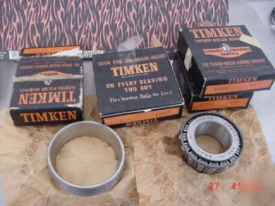 Timken ,bowers,delco lot of tapered bearing & race 