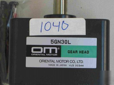 Oriental motor gearhead 5GN30L
